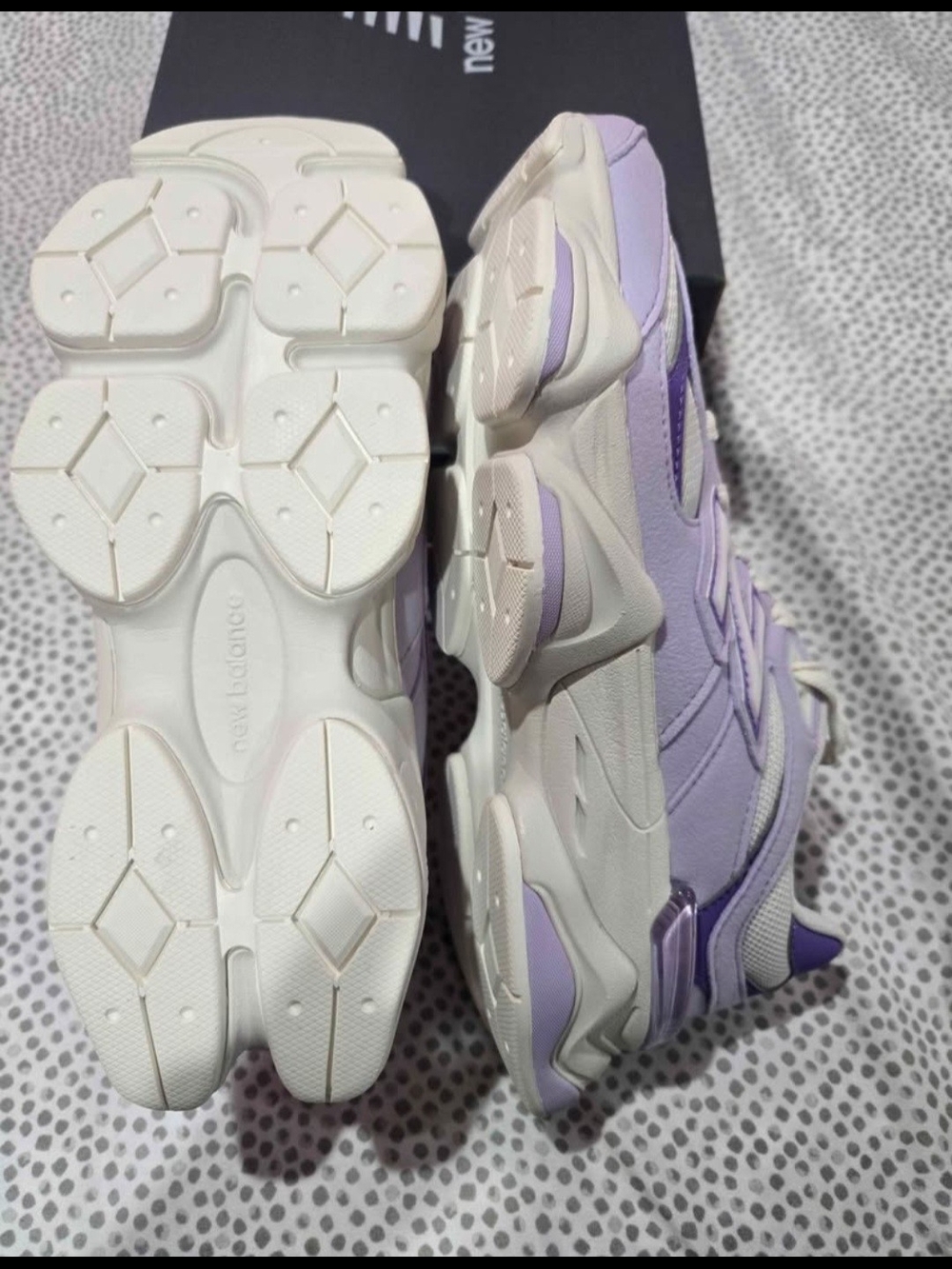 New Balance Women's Lavender & White Chunky Sneaker - Picture 3 of 4